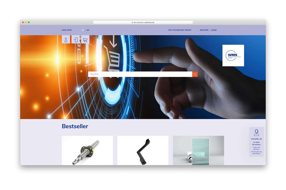 DVS SERVICE Webshop