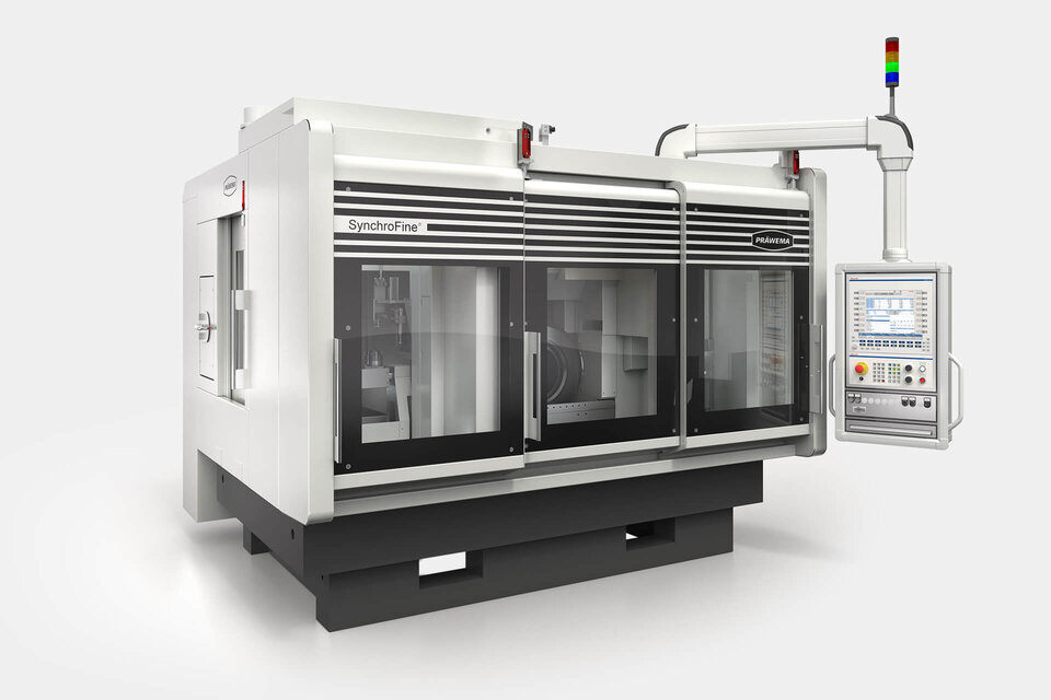 PRÄWEMA SynchroFine 205 HSD-A Maschine in Produktansicht.