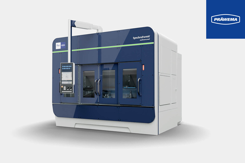 PRÄWEMA SynchroForm V Maschine in Produktansicht.