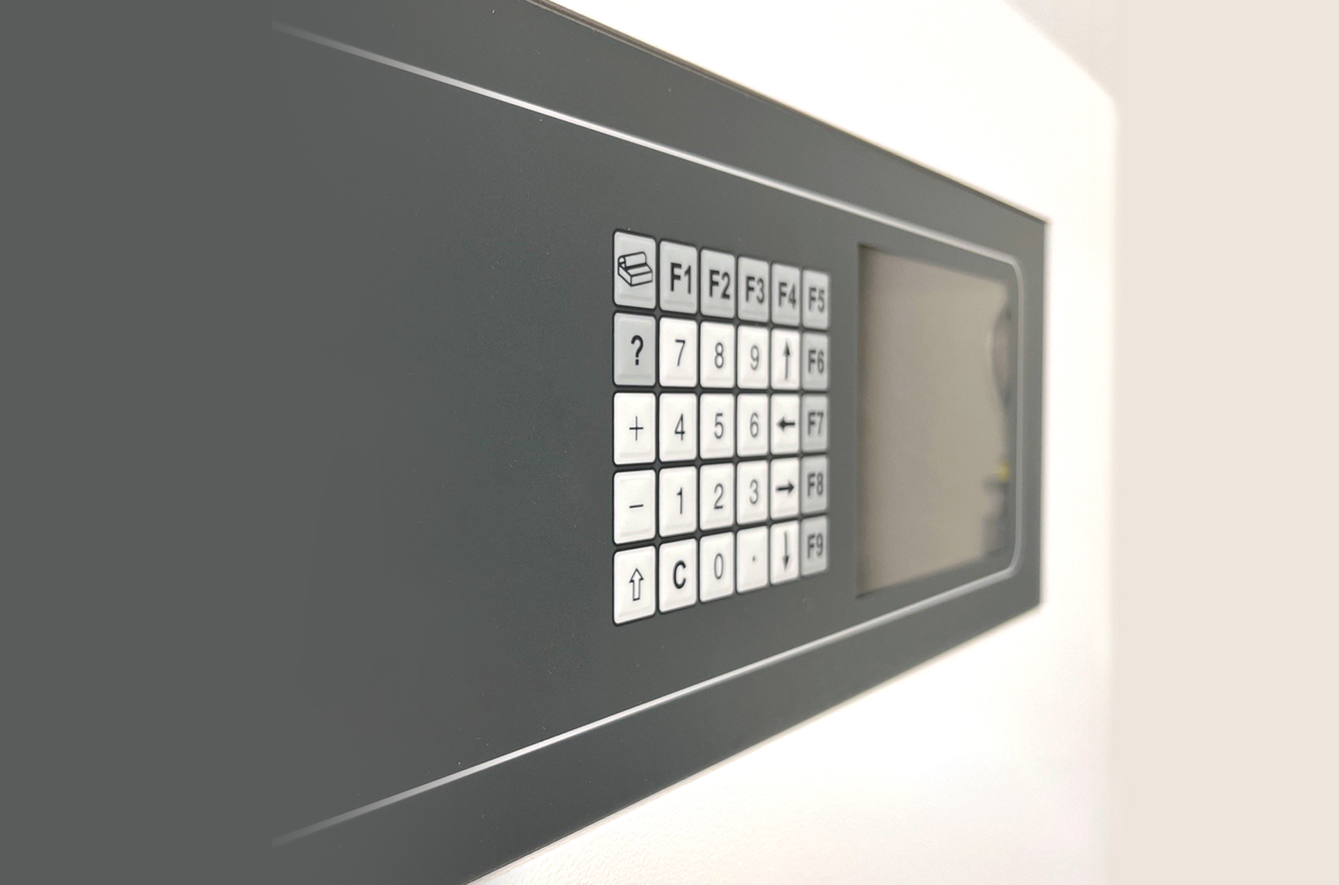 Detailansicht der DVS iONIC mit Bedienelementen